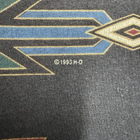 Harley Davidson World Class Motorcycle T Shirt Mens XL Black 90s VTG Florida - Picture 3 of 11